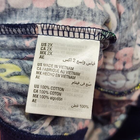 Macy's Family Pajama Set Santa Christmas Holiday Pajamas Set Santa Toss XXL/2X - Picture 5 of 10